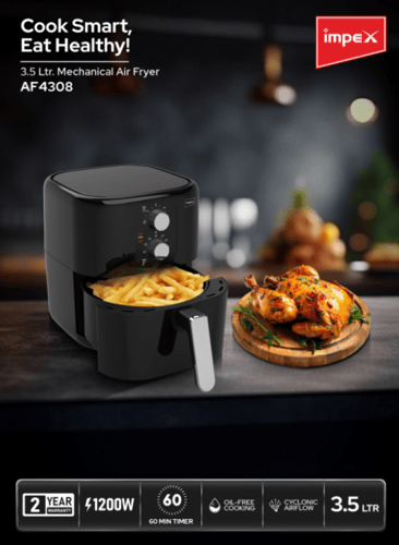 Impex 3.5Ltr. Mechanical Air Fryer | AF 4308