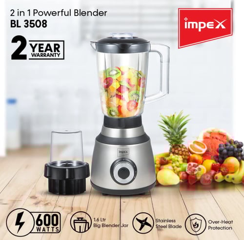 Impex Electric 2 in 1 Blender BL 3508