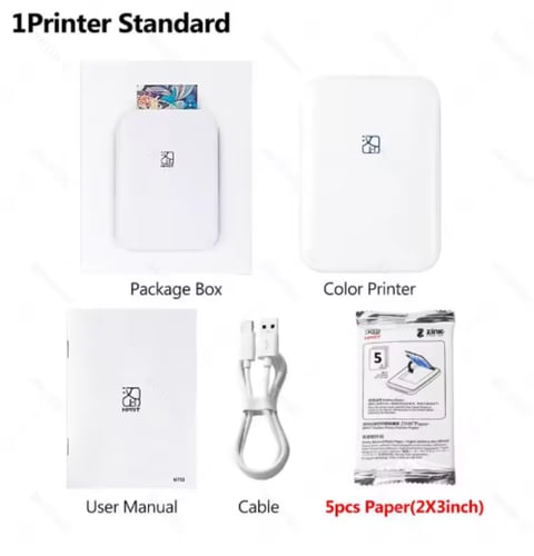 2025 MT53 لون صور واي فاي طابعة الهاتف المحمول الم...