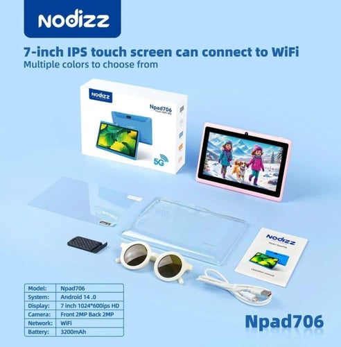 Nodizz Npad 706 7inch" 1024*600ips HD WIFI