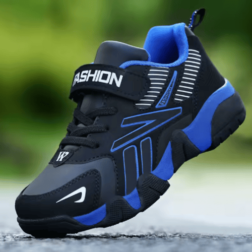 أحذية رياضية جلدية للأطفال ، أحذية للأولاد ، غير ر...