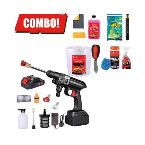 مجموعة العناية بالسيارة وغسالة السيارة