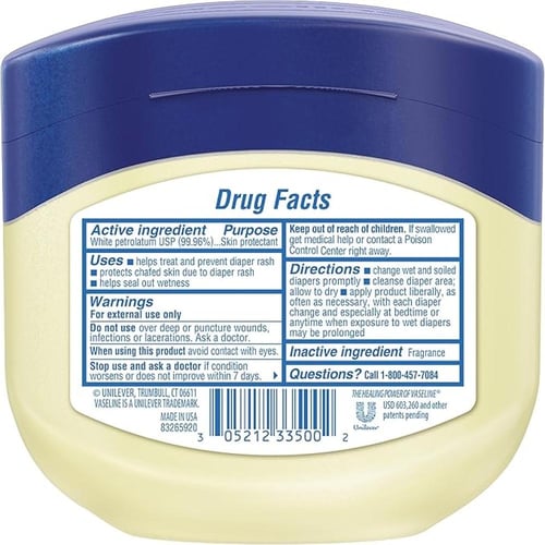 VASELINE Moisturizing Petroleum Jelly for dry skin...