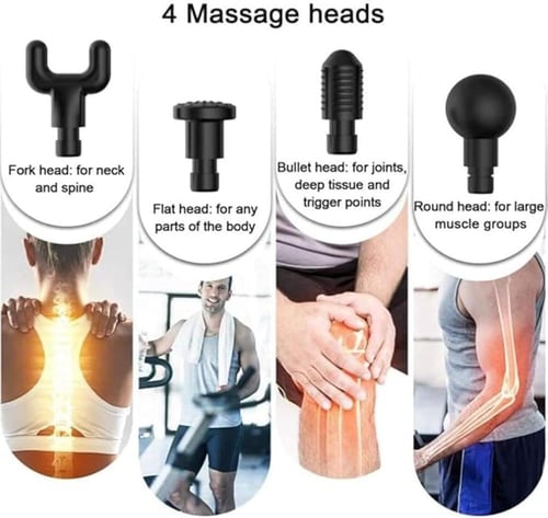 Black Fascial Guns Kh-320 Muscle Massagers Fitness...