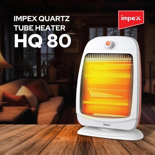 Impex Electric Heater,800W Portable Quartz Tube He...