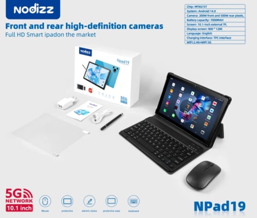 Nodizz Npad 19 Android 14.0 5G Support 12GB RAM 51...