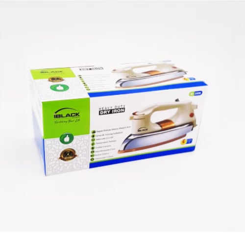 IB-2006 Heavy Duty Dry Iron Box, 1200w Powe - 2 Ye...