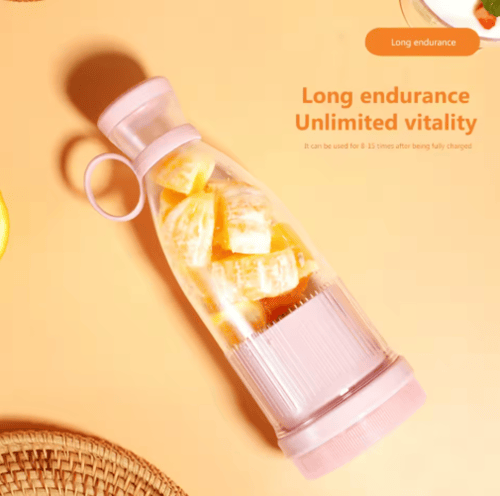 عصارة صغيرة محمولة قابلة لإعادة الشحن عبر USB بسعة...