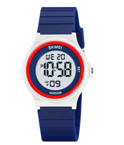 Skmei - ساعة إلكترونية رقمية للأطفال، مضيئة، مقاوم...