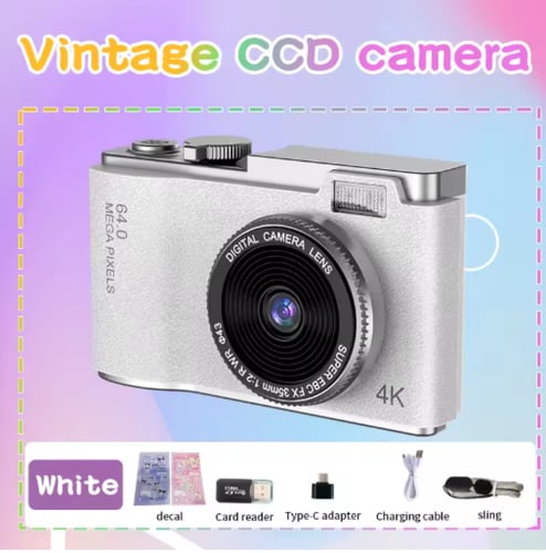 كاميرا رقمية قابلة لإعادة الشحن للأطفال والكبار ،...