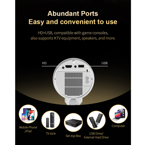 جهاز العرض سمارتباري HT16 بدقة 4K وHDR