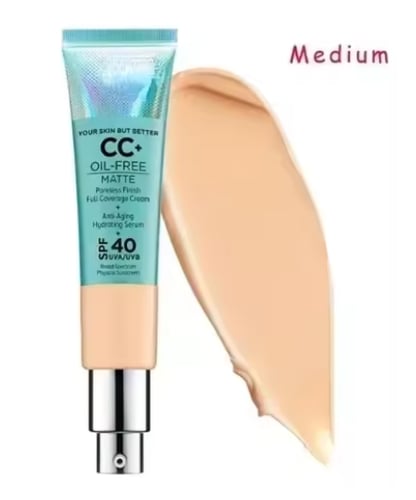 كريم أساس للمكياج لجلدك ولكن أفضل لون إضاءة CC لتص...