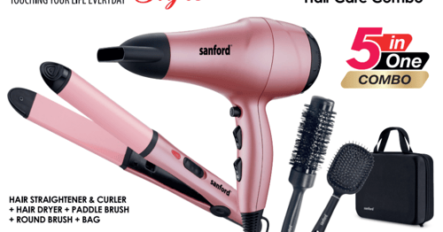 مجموعة العناية بالشعر 5 في 1 من سانفورد