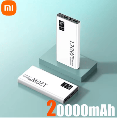 باور بانك Xiaomi 120 وات عالي السعة 50000 مللي أمب...