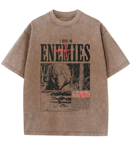 تي شيرت رجالي مغسول كلاسيكي هيب هوب ، تي شيرت برسو...