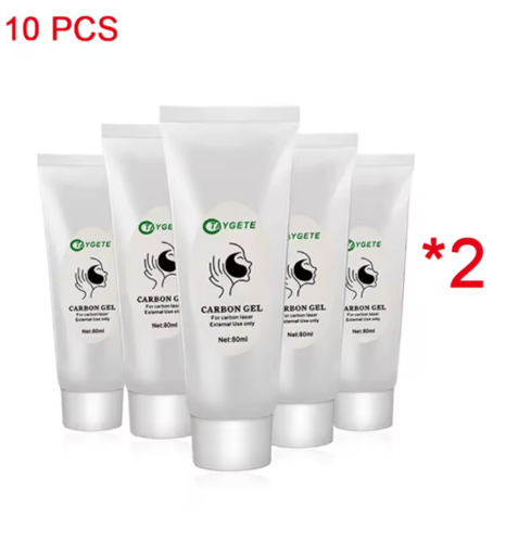 قناع جل أسود للبشرة مع ليزر ND YAG، كريم تقشير كرب...