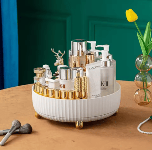منظم مستحضرات التجميل الدوارة الفاخرة والخفيفة وال...