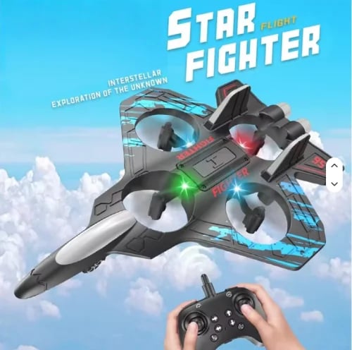 Fighter Electric Foam Glider Stunt Tumbling UAV Hovering Helicopter LED Aircraft