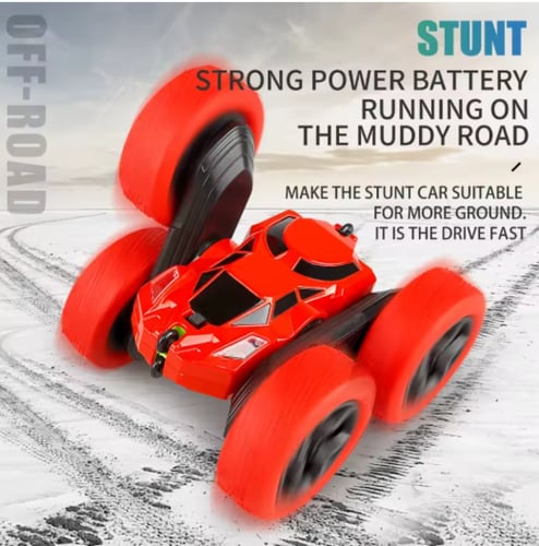 لعبة سيارة تحكم عن بُعد RC، سيارة استعراض مزدوجة ا...