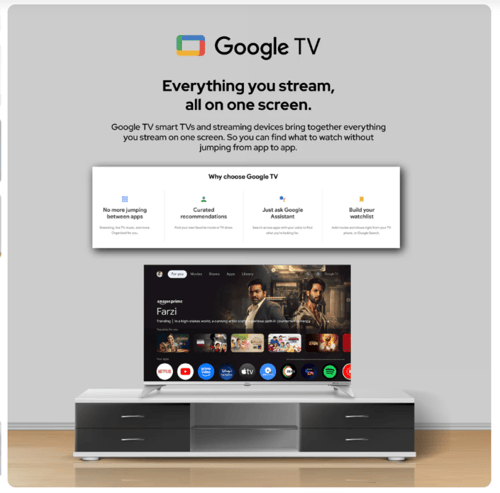 IMPEX|evoQ 43S4QLC3| 43"|4K QLED|GoogleTV|HDR10|12...