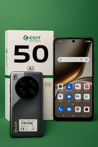 CCIT A 50 PLUS Ai Feature Smartphone 5G 6gb Ram, 1...
