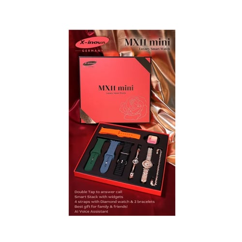 إكس-إنوفا MX11 ميني ساعة ذكية للسيدات