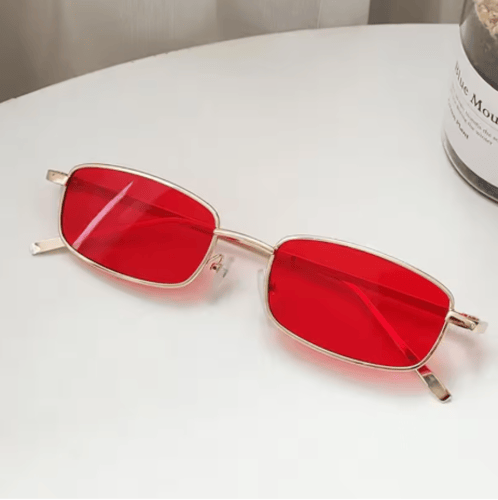 نظارات شمسية مستطيلة صغيرة للرجال والنساء ، مربعة...