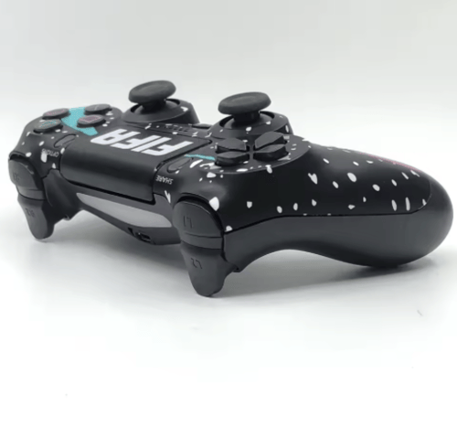 وحدة تحكم ألعاب لاسلكية لجهاز PS4، اهتزاز بلوتوث ل...