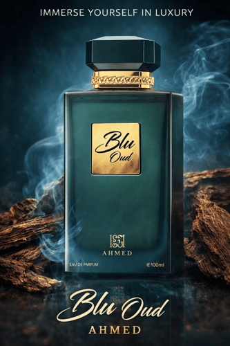 AHMED Blu Oud Long Lasting Unisex Eau De Parfum- 1...