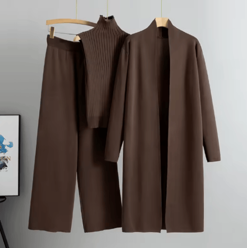 ربيع الخريف 3 قطعة المرأة سترة رياضية موضة محبوك م...