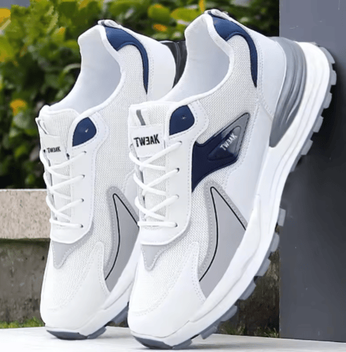 أحذية رياضية رجالية شبكية جيدة التهوية، خفيفة الوز...