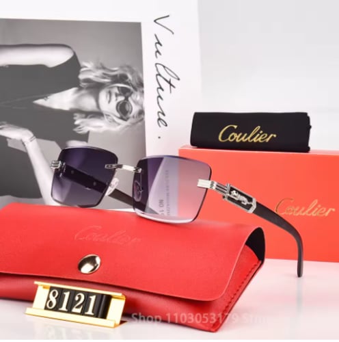 رائع ليوبارد رئيس خفيفة النظارات الشمسية فرملس خمر...