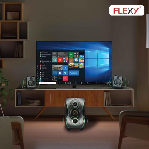 Flexy 41FLEXY Multimedia Speaker: 5000W P.M.P.O, B...
