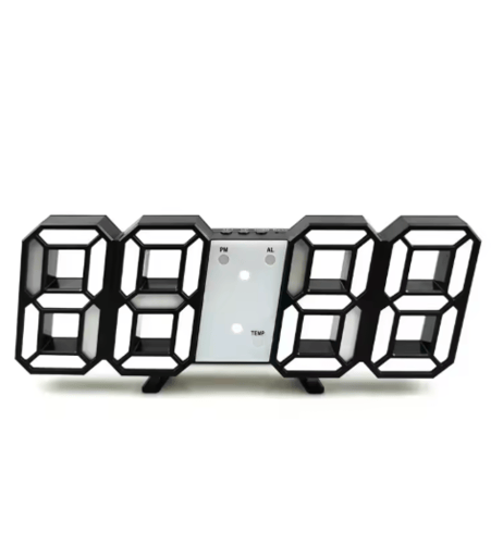 ساعة حائط رقمية مع منبه إلكتروني ، ساعات مكتبية ،...