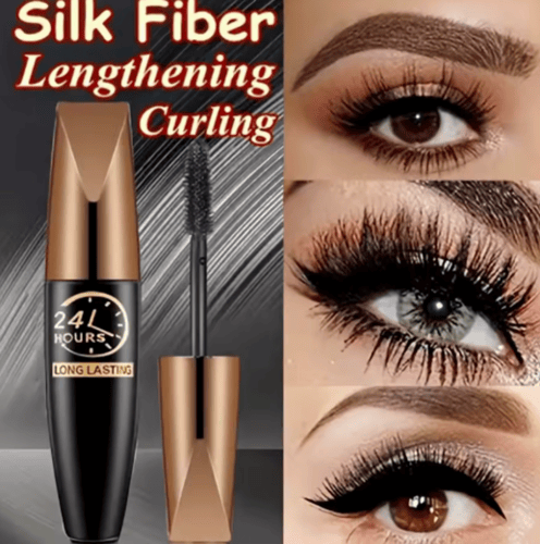 ماسكارا سوداء مقاومة للماء للنساء ، إطالة إطالة ال...