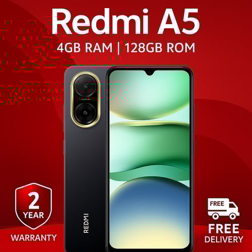 Redmi A5 4GB RAM 128GB 2 YEAR WARRANTY