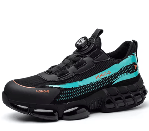 الدورية زر الرجال أحذية أمان أحذية رياضية واقية غط...