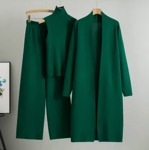 ربيع الخريف 3 قطعة المرأة سترة رياضية موضة محبوك م...