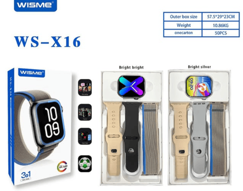 Wisme WS-X16 Smart Watch -Unisex