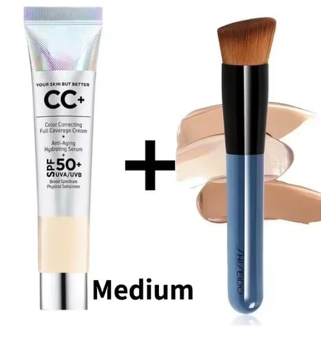 كريم أساس للمكياج لجلدك ولكن أفضل لون إضاءة CC لتص...