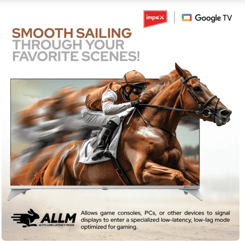 IMPEX|evoQ 43S4QLC3| 43"|4K QLED|GoogleTV|HDR10|12...