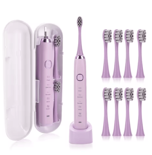 فرشاة الأسنان الكهربائية الذكية سونيك ، الموجات فو...