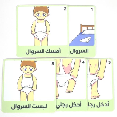 جداول بصريه مصوره (جدول لبس السروال الداخلي)مطبوعه...