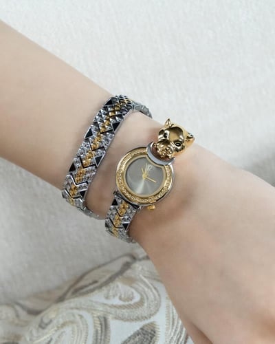 النمر العربي استيل لفتين باللون المكس ميناء رصاصي