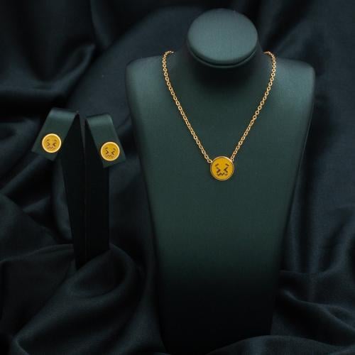 طقم أطفال ايقونات باللون الذهبي