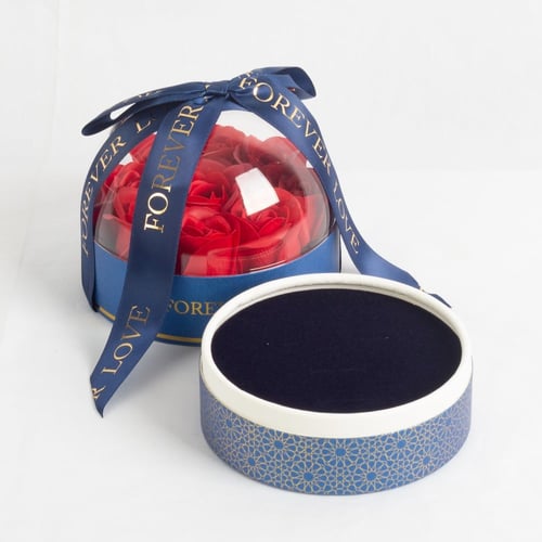 تغليف اكسسوارات مزهرية ورد أنيقة من ورد الجوري الأ...