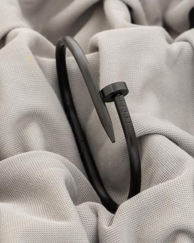 اسوارة مسمار استيل صيحة صاخبة لاتنتهي الحجم الصغير