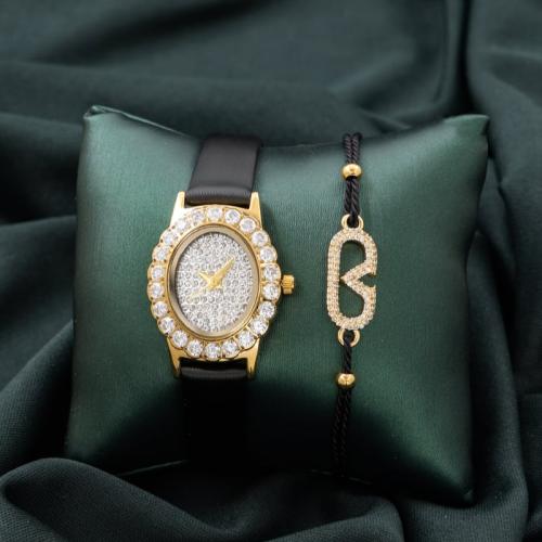 طقم جلد سهرات باللون الذهبي