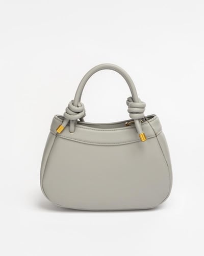 شنطة لون رصاصي حجم صغير