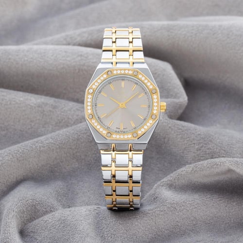 ساعة نسائية باللون المكس